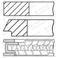 WG1806866 WILMINK GROUP Комплект поршневих кілець