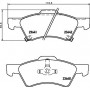 8DB 355 010-061 HELLA Комплект гальмівних колодок дисковий гальм