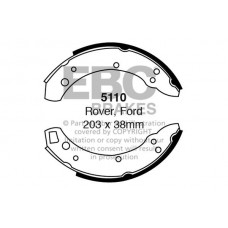 5110 EBC Brakes Комплект гальмівних колодок