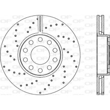 BDRS2280.25 OPEN PARTS Гальмівний диск