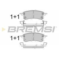 BP3823 BREMSI Комплект гальмівних колодок дисковий гальм
