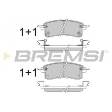 BP3823 BREMSI Комплект гальмівних колодок дисковий гальм