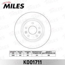 K001711 MILES Гальмівний диск