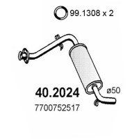 40.2024 ASSO Предглушник вихлопних газів