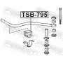 TSB-795 FEBEST Опора стабілізатора