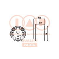 127-21010 IAP QUALITY PARTS Натяжний ролик ремінь ГРМ