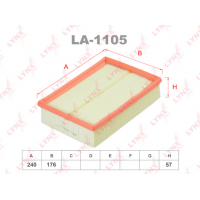 LA-1105 LYNXauto Повітряний фільтр