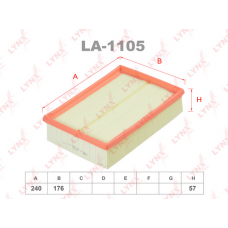 LA-1105 LYNXauto Повітряний фільтр