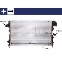 CR 8 000S MAHLE Радіатор охолодження двигуна