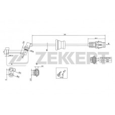 SE-6122 ZEKKERT Датчик частота обертання колеса
