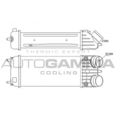 105775 AUTOGAMMA Интеркулер