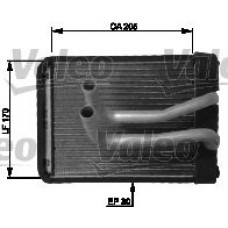 812435 VALEO Теплообмінник обігрів салону