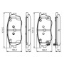 0986495087 BOSCH BOSCH Гальмівні колодки перед. MAZDA 6  1,8i  02-