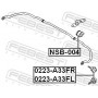 NSB004 FEBEST Опора стабілізатора