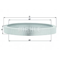 LX 61 KNECHT Повітряний фільтр