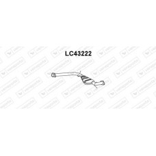 LC43222 VENEPORTE Середній глушник вихлопних газів