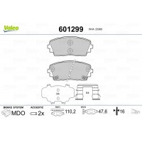 601299 VALEO КомплеК т гальмівних колодок, дискове гальмо