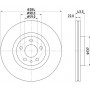 MDC2485 MINTEX Гальмівний диск