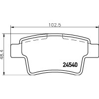 PCP1184 DON Комплект гальмівних колодок дисковий гальм