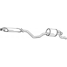 287-869 BOSAL Глушник вихлопних газів кінцевий