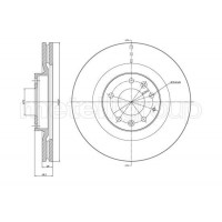 23-1306C METELLI Гальмівний диск