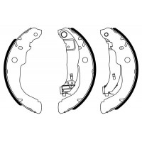 0 986 487 960 BOSCH Комплект гальмівних колодок