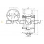 FE0791 BREMSI Паливний фільтр