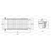 DCK5026.04 OPEN PARTS Пилозахисний комплект амортизатор