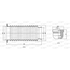 DCK5026.04 OPEN PARTS Пилозахисний комплект амортизатор