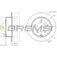 CD7762S BREMSI Гальмівний диск