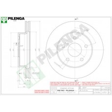 V951 PILENGA Гальмівний диск
