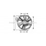 RT7536 AVA QUALITY COOLING Вентилятор охолодження двигуна