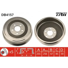 DB4157 TRW Гальмівний барабан