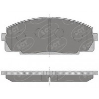 SP 618 PR SCT - MANNOL Комплект гальмівних колодок дисковий гальм