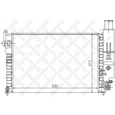 10-25083-SX STELLOX Радіатор охолодження двигуна