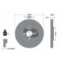 BDS1097 BENDIX Braking Гальмівний диск