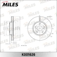 K001626 MILES Гальмівний диск