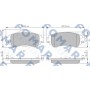 FO 242681 FOMAR Friction Комплект гальмівних колодок дисковий гальм