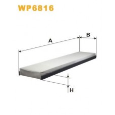 WP6816 WIX FILTERS Фільтр повітря у внутрішньому просторі
