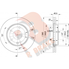 78RBD20113 R BRAKE Гальмівний диск