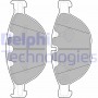 LP2041 DELPHI Комплект гальмівних колодок дисковий гальм