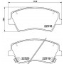 8DB 355 039-041 HELLA PAGID Комплект гальмівних колодок дисковий гальм