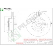 V407 PILENGA Гальмівний диск