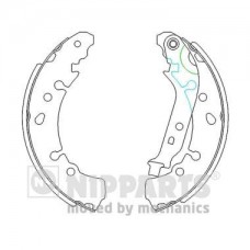 N3502091 NIPPARTS Комплект гальмівних колодок