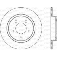 BDR2031.10 OPEN PARTS Гальмівний диск