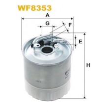 WF8353 WIX FILTERS Паливний фільтр