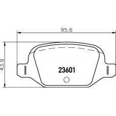 PCP1489 DON Комплект гальмівних колодок дисковий гальм