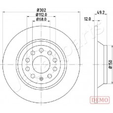 DP-0915C JAPANPARTS Гальмівний диск