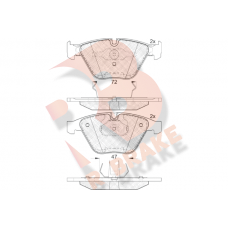 RB1814 R BRAKE Комплект гальмівних колодок дисковий гальм