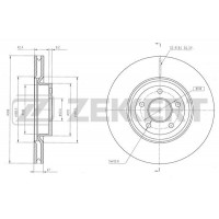 BS-6451 ZEKKERT Гальмівний диск